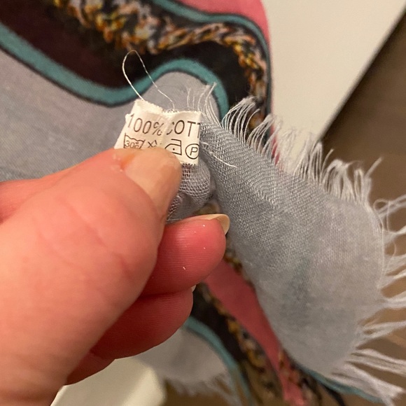 Leopard Print Multicolor Scarf - Picture 7 of 7